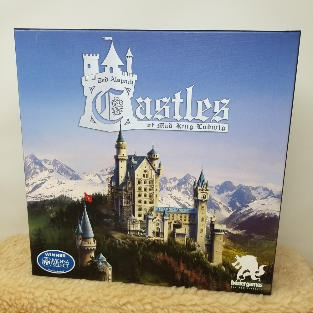 Castles of the Mad King Ludwig Board Game w/ Secrets Expansion Bezier Games 2020